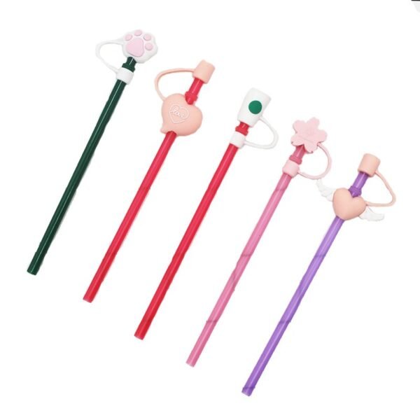 Reusable  Silicone Straw Tips Covers - 图片 3